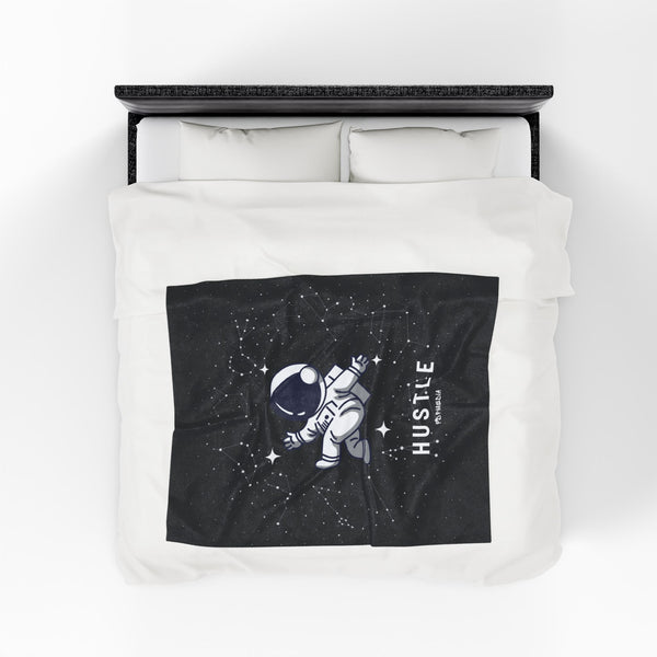 Hustle Mode Plush Blanket - Astronaut