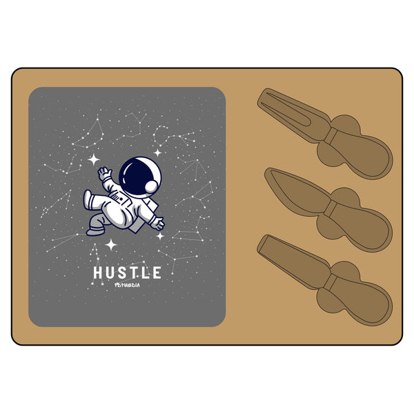 Charcuterie Board - Astronaunt (Engraving) - Hosting Experience Upgrade Acacia Wood Slate Cheese Lovers Entertaining Statement Piece