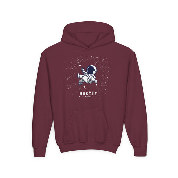 Hustle Mode (Kids) Youth Heavy Blend Hooded Hoodie - Astronaut