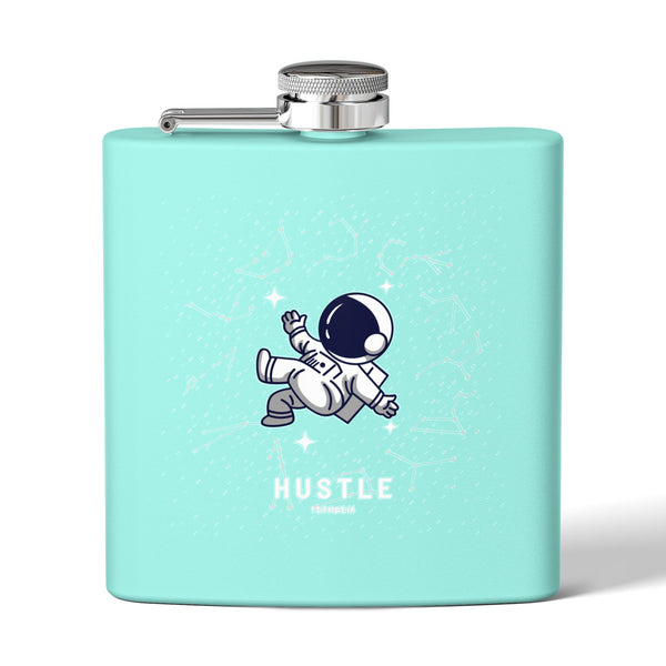 Flask, Hustle Mode - Stainless Steel 6oz (Astronaut)