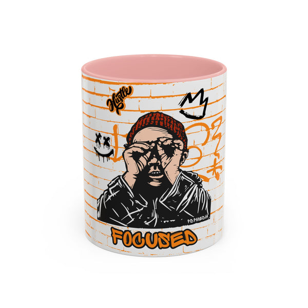 Hustle Mode Coffee Mug - Focused Black Crown (11, 15oz) (Gift)