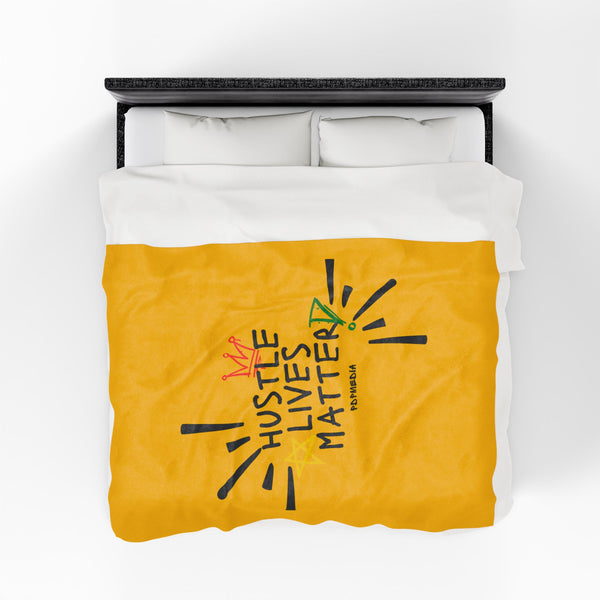 Hustle Mode Plush Blanket - Hustle Lives Matter