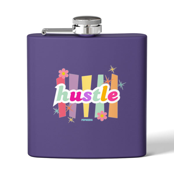 Flask, Hustle Mode - Stainless Steel 6oz (Pastel Hustle)