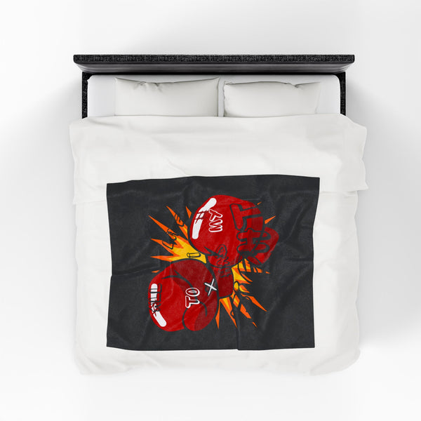 Hustle Mode Plush Blanket - All My Life