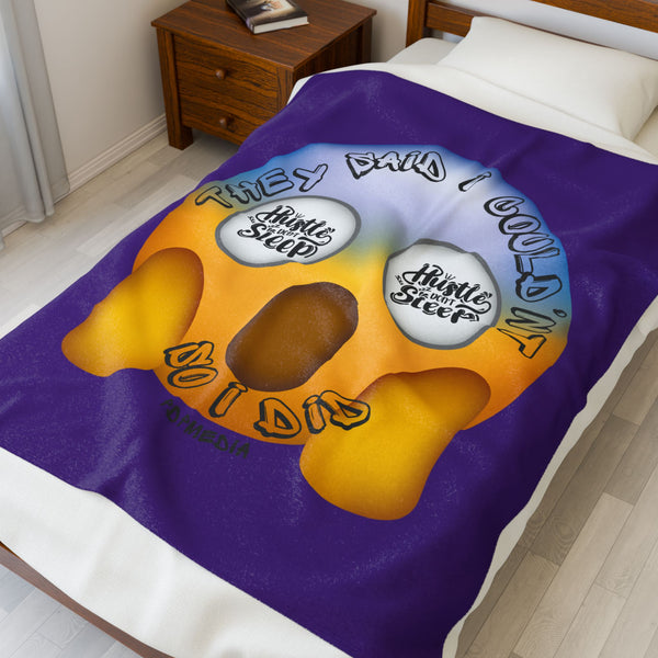 Hustle Mode Plush Blanket - They Said I Couldn't