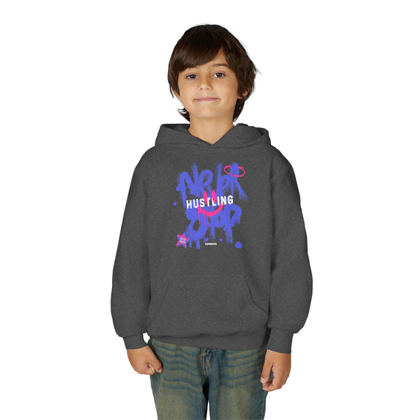 Hustle Mode (Kids) Youth Heavy Blend Hooded Hoodie - Never Stop