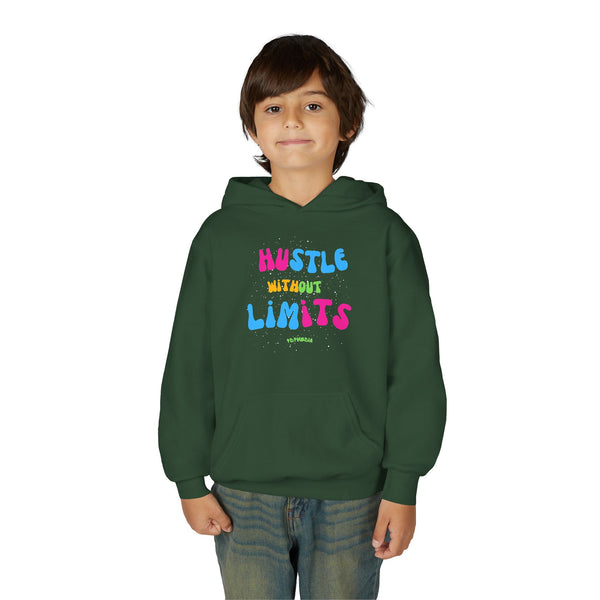 Hustle Mode Youth Heavy Blend Hooded Hoodie - Hustle Without Limits