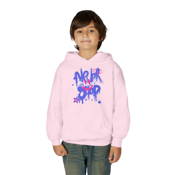 Hustle Mode (Kids) Youth Heavy Blend Hooded Hoodie - Never Stop