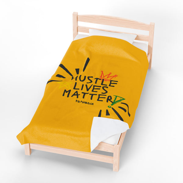 Hustle Mode Plush Blanket - Hustle Lives Matter