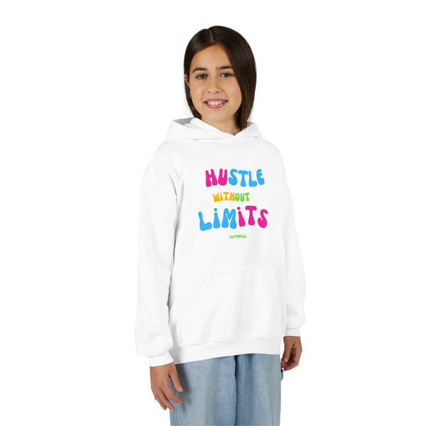 Hustle Mode Youth Heavy Blend Hooded Hoodie - Hustle Without Limits
