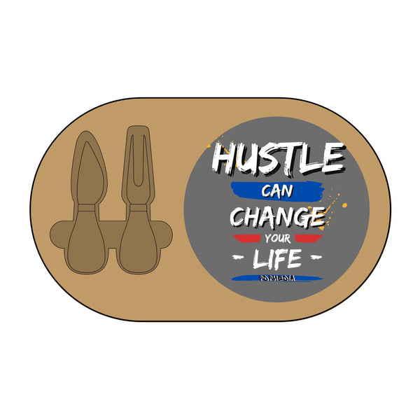 Charcuterie Board - Change Your Life (Engraving) - Hosting Experience Upgrade Acacia Wood Slate Cheese Lovers Entertaining Statement Piece