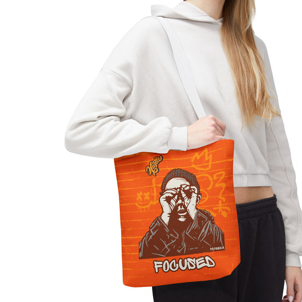 Hustle Mode Tote Bag - Focused Yellow Crown