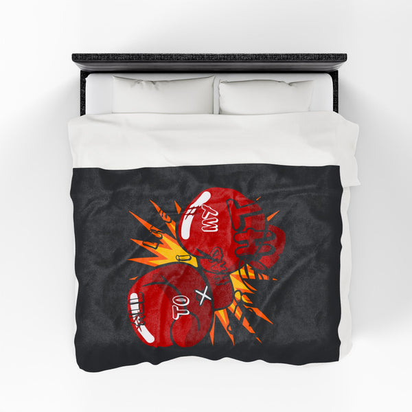 Hustle Mode Plush Blanket - All My Life