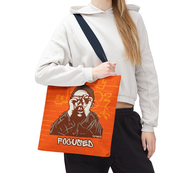 Hustle Mode Tote Bag - Focused Yellow Crown