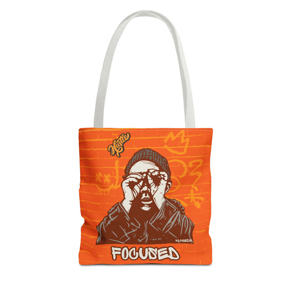 Hustle Mode Tote Bag - Focused Yellow Crown