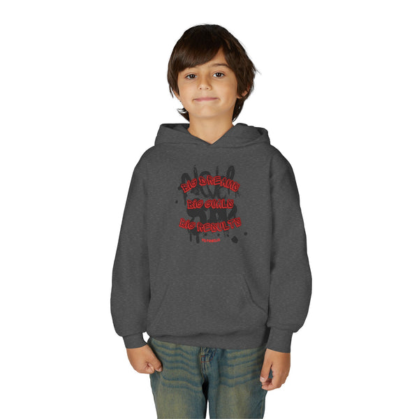 Hustle Mode (Kids) Youth Heavy Blend Hooded Hoodie - Big Dreams