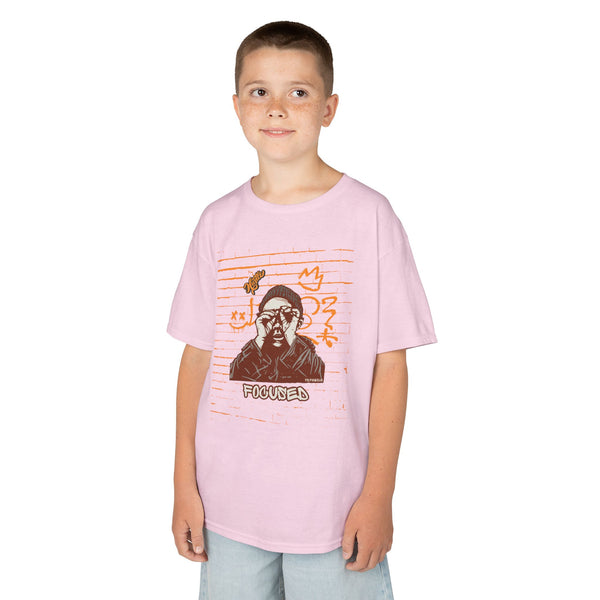 Kids Hustle Mode Tee - Focused