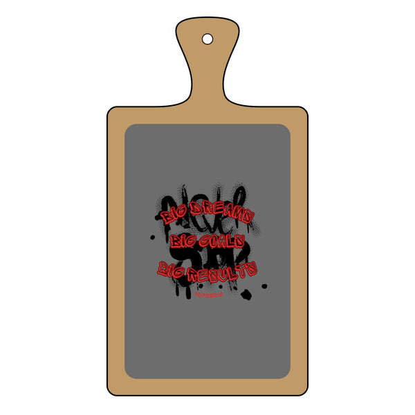 Charcuterie Board - Big Dreams (Engraving) - Hosting Experience Upgrade Acacia Wood Slate Cheese Lovers Entertaining Statement Piece