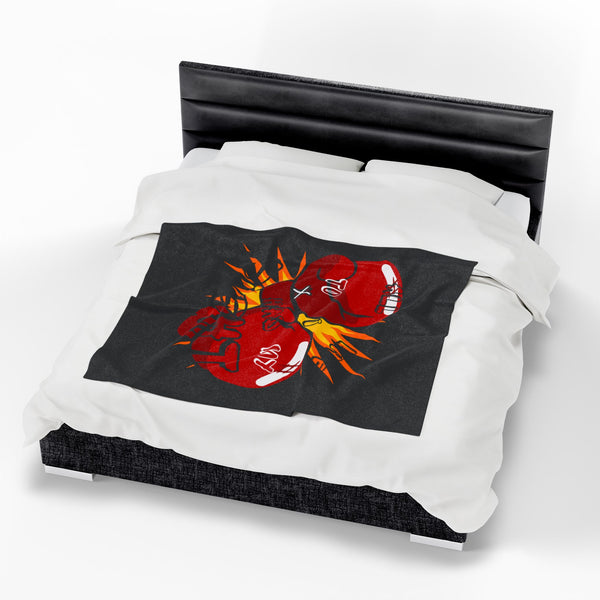 Hustle Mode Plush Blanket - All My Life