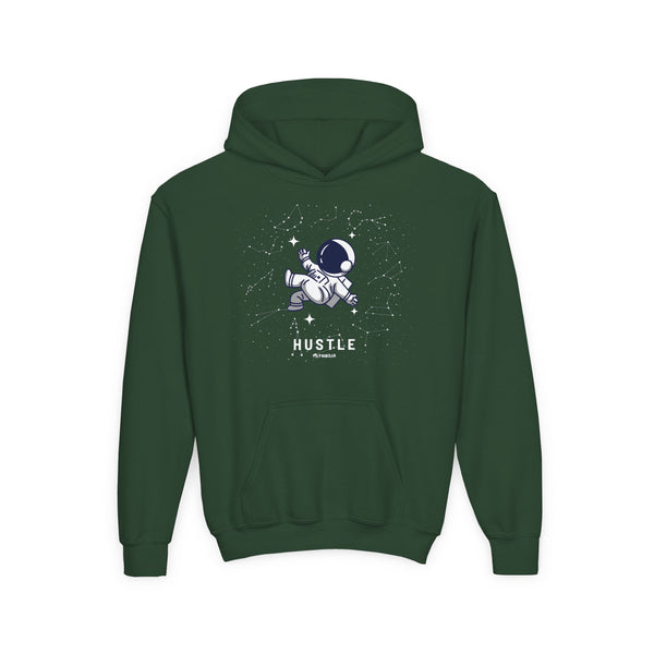 Hustle Mode (Kids) Youth Heavy Blend Hooded Hoodie - Astronaut