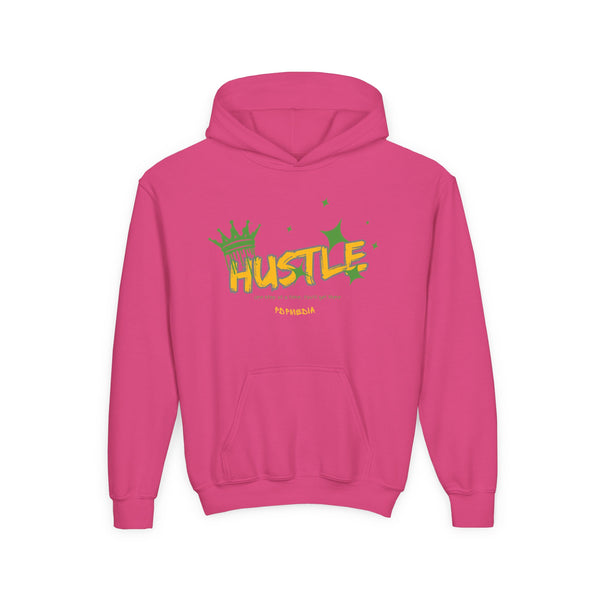 Hustle Mode (Kids) Youth Heavy Blend Hooded Hoodie - King Hustle