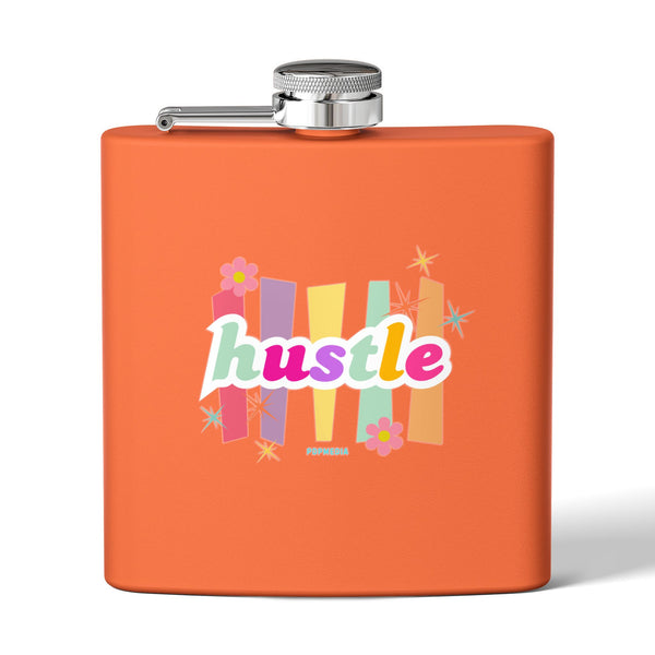 Flask, Hustle Mode - Stainless Steel 6oz (Pastel Hustle)