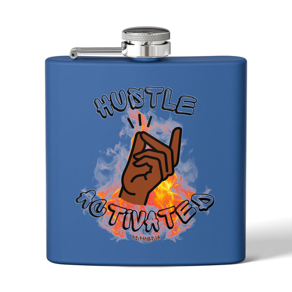 Flask, Hustle Mode - Stainless Steel 6oz (Hustle Activated)