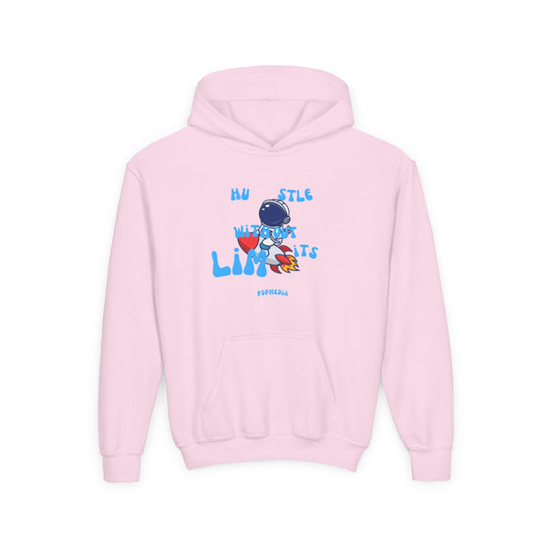Hustle Mode (Kids) Youth Heavy Blend Hooded Hoodie - Without Limits