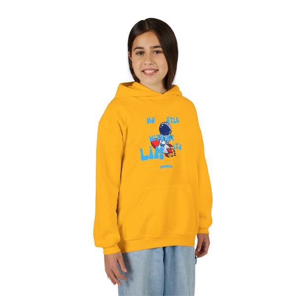 Hustle Mode (Kids) Youth Heavy Blend Hooded Hoodie - Without Limits