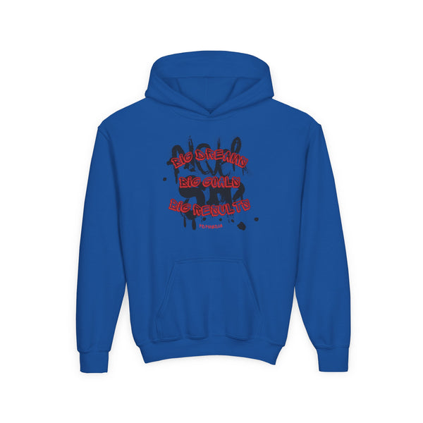 Hustle Mode (Kids) Youth Heavy Blend Hooded Hoodie - Big Dreams