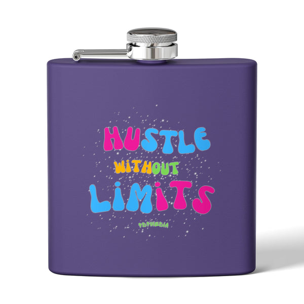 Flask, Hustle Mode - Stainless Steel 6oz (Without Limits)