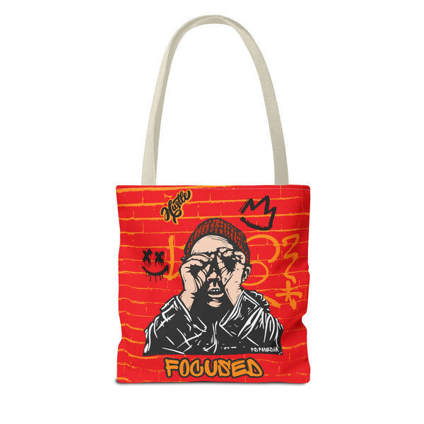 Hustle Mode Tote Bag - Focused Black Crown