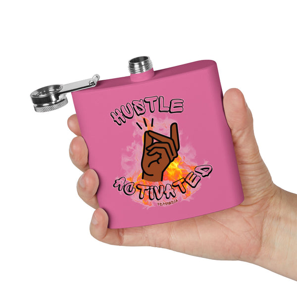 Flask, Hustle Mode - Stainless Steel 6oz (Hustle Activated)