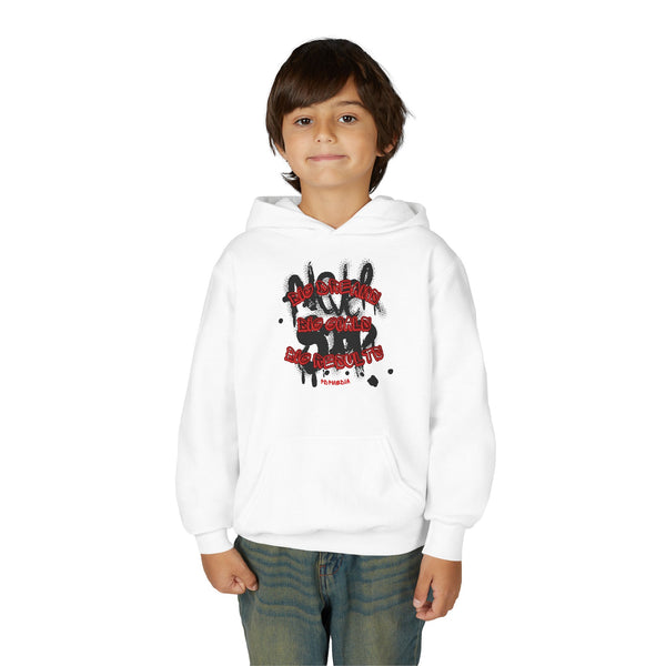 Hustle Mode (Kids) Youth Heavy Blend Hooded Hoodie - Big Dreams