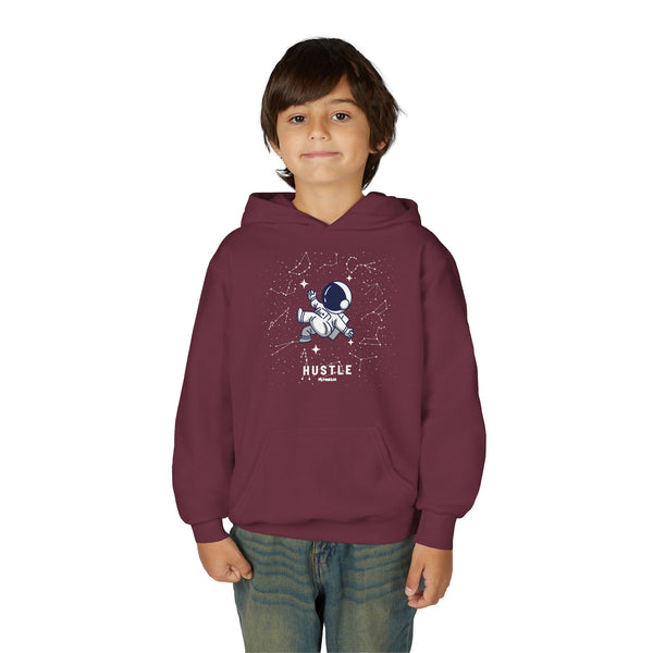 Hustle Mode (Kids) Youth Heavy Blend Hooded Hoodie - Astronaut