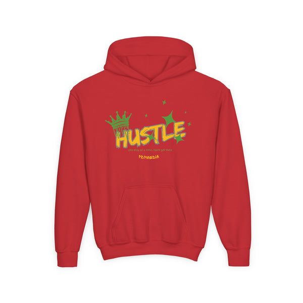 Hustle Mode (Kids) Youth Heavy Blend Hooded Hoodie - King Hustle