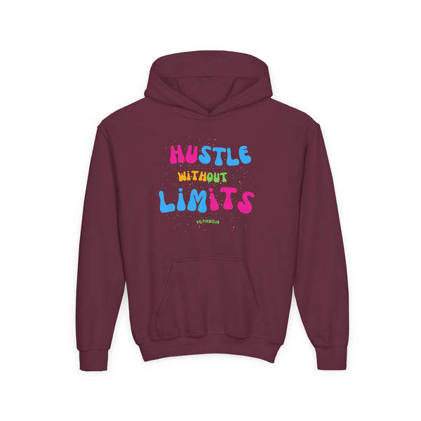 Hustle Mode Youth Heavy Blend Hooded Hoodie - Hustle Without Limits