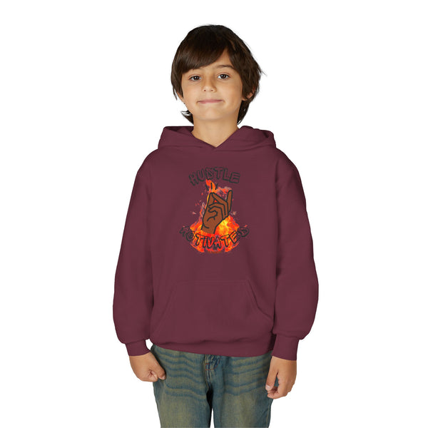 Hustle Mode (Kids) Youth Heavy Blend Hooded Hoodie - Activated