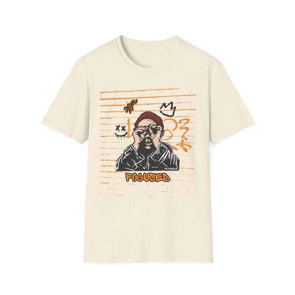 Hustle Mode Tee - Focused Black Crown