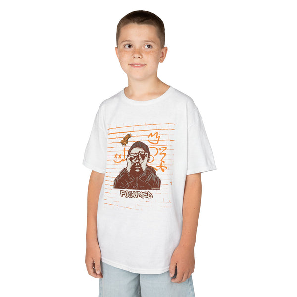 Kids Hustle Mode Tee - Focused