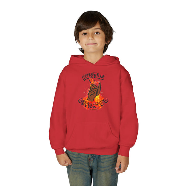 Hustle Mode (Kids) Youth Heavy Blend Hooded Hoodie - Activated