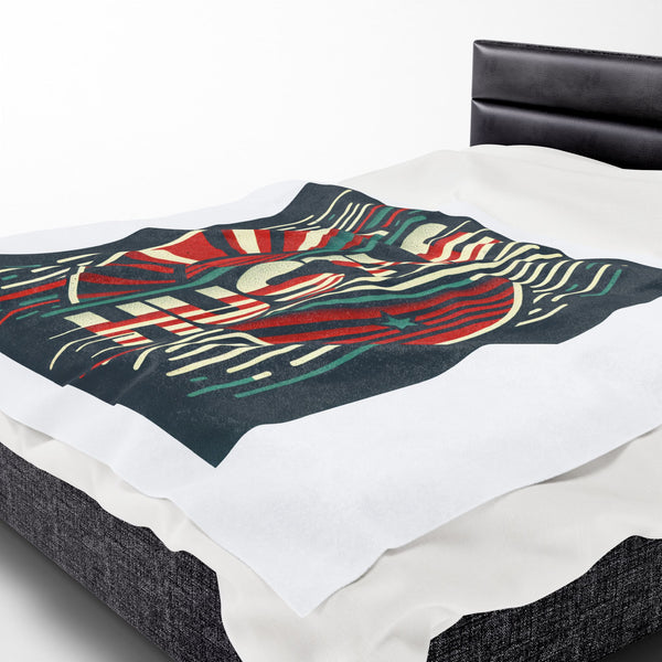 Hustle Mode Plush Blanket - Retro Sports