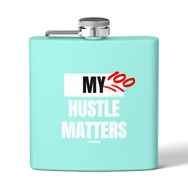 Flask, Hustle Mode - Stainless Steel 6oz (My Hustle Matters)