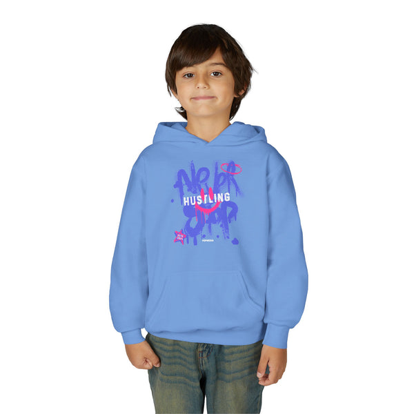 Hustle Mode (Kids) Youth Heavy Blend Hooded Hoodie - Never Stop
