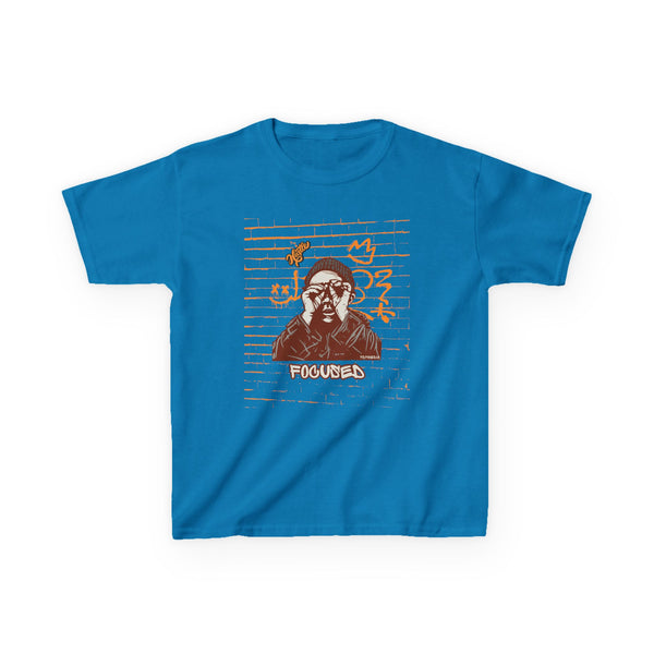 Kids Hustle Mode Tee - Focused