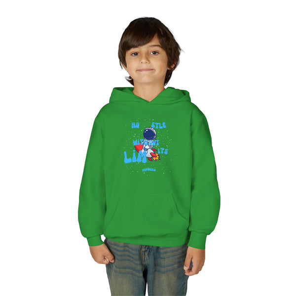 Hustle Mode (Kids) Youth Heavy Blend Hooded Hoodie - Without Limits