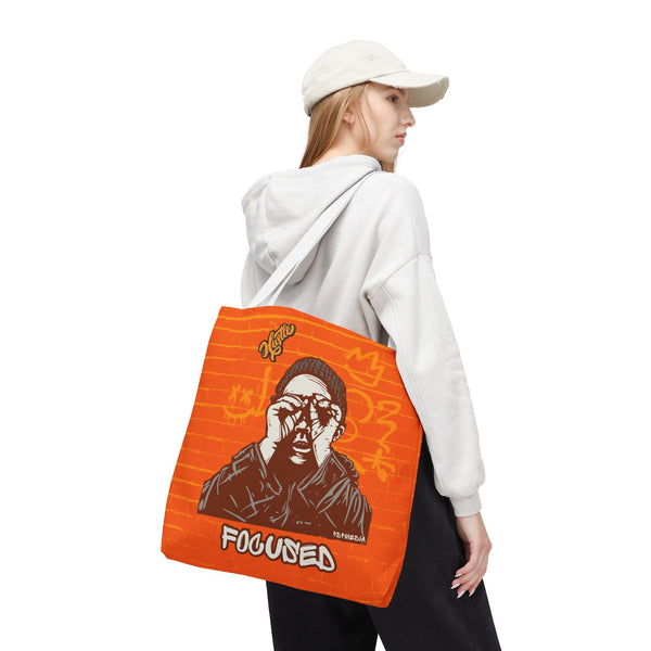 Hustle Mode Tote Bag - Focused Yellow Crown