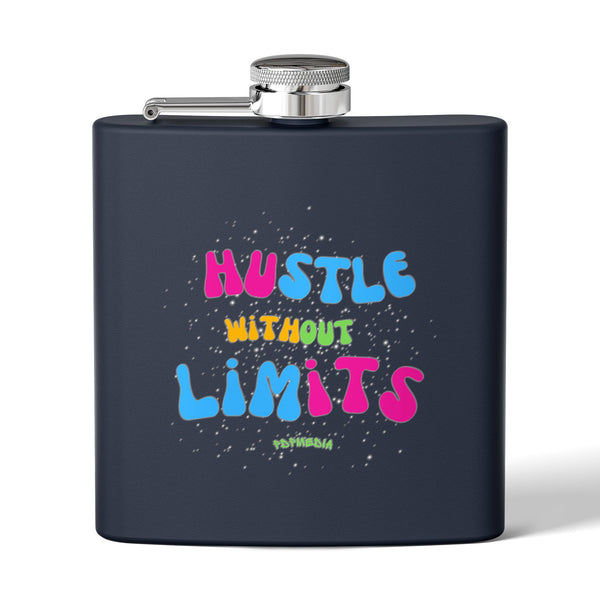 Flask, Hustle Mode - Stainless Steel 6oz (Without Limits)