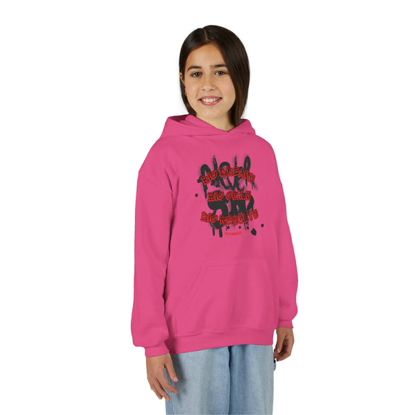 Hustle Mode (Kids) Youth Heavy Blend Hooded Hoodie - Big Dreams