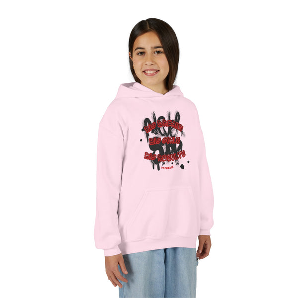 Hustle Mode (Kids) Youth Heavy Blend Hooded Hoodie - Big Dreams